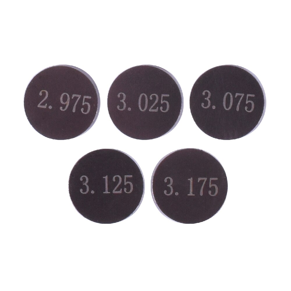 5pc 9.48mm Motorrad einstellbar Ventil Shim Dichtung Pad Pro KAWASAKI ZX1100 Ninja ZX-11 ZX11 ZX1200 ZX12R ZX-12R ZX 1100 1200 12R: 5pc 2.975-3.175