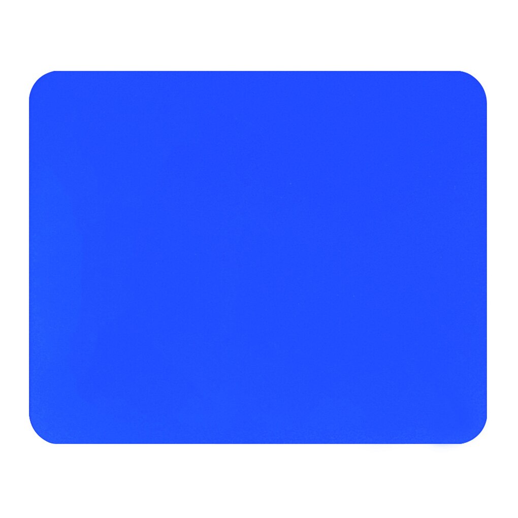 Solid Color Ultra Thin Student Fabric Gaming Mouse Pad Colorful Mat Tasteless Non Slip: Blue