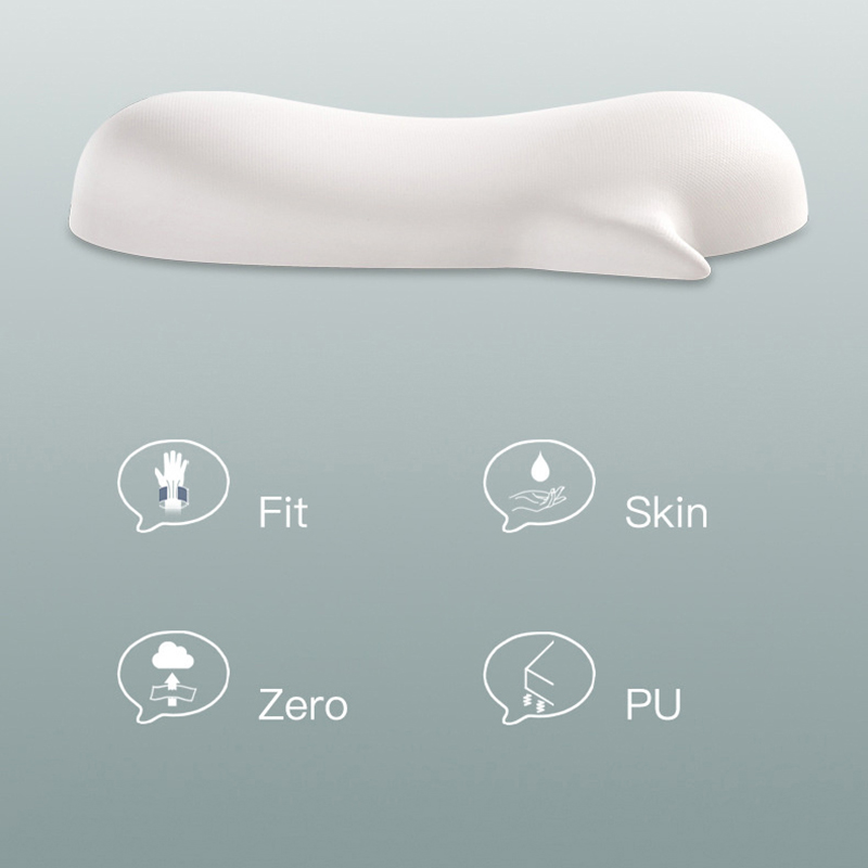 Chat Bubble Silicone Wrist Mouse Pad Keyboard Hand Rest Wrist Rest Palm Rest Wrist Pad Ergonomics White High Value Solid Color