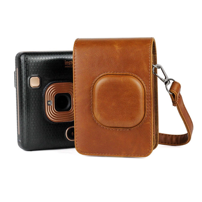 Fujifilm Instax Mini Liplay étui pour appareil Photo instantané Vintage en cuir PU Film Photo LiPlay caméra bandoulière sac pochette de protection