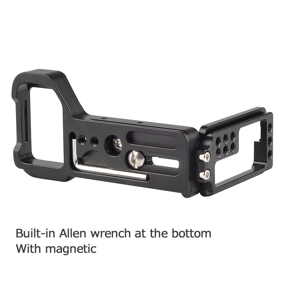 Camera Quick Release L Plate Metal Hand Grip Arca Swiss Bracket Holder Compatible with Sony Alpha A7R IV A7R4