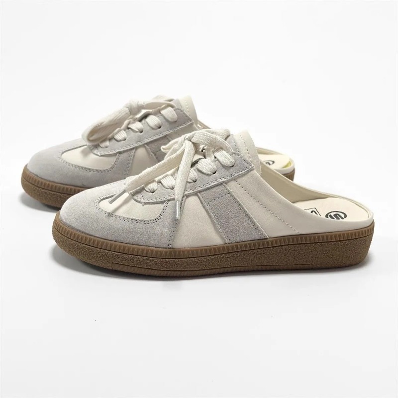 Vrouwen Canvas Muiltjes Schoenen Klassieke Loafers Vrouw Slipper Comfortabele Slip-On Klompen Rond Neus Wandelen Sneakers Lui Vrouwelijk Schoeisel