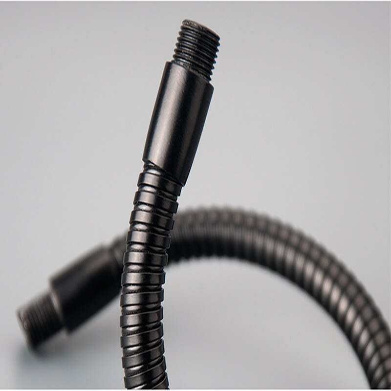 1 stücke LED Schwanenhals Metall Schlauch Dia6mm/8mm/10mm Biegsamen Schwarz Gestaltung Universal- Weichen Schlauch für tisch Lampe Scheinwerfer Boden Lampe DIY
