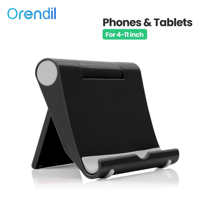 Orendil Phone Holder Stand Mobile Smartphone Support Tablet Stand for iPhone Desk Portable Mobile Holder Cell Phone Holder Stand
