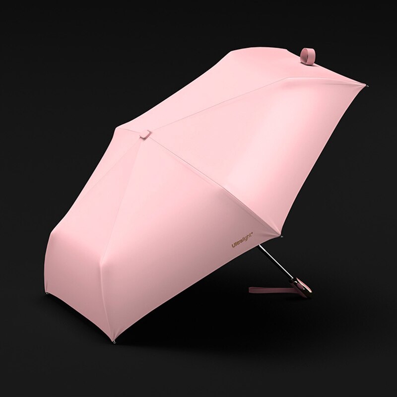 Windproof foldable fully automatic umbrella Simple ultra-light full three-folding umbrella for men and women