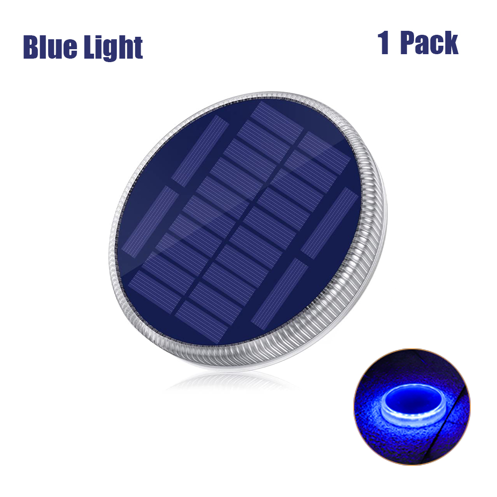 Led Solar Dekverlichting Outdoor Waterdicht Gazon Lampen Batterij Aangedreven Solar Stap Licht Voor Pathway Oprit Tuin Loopbrug Patio: Bos Groen