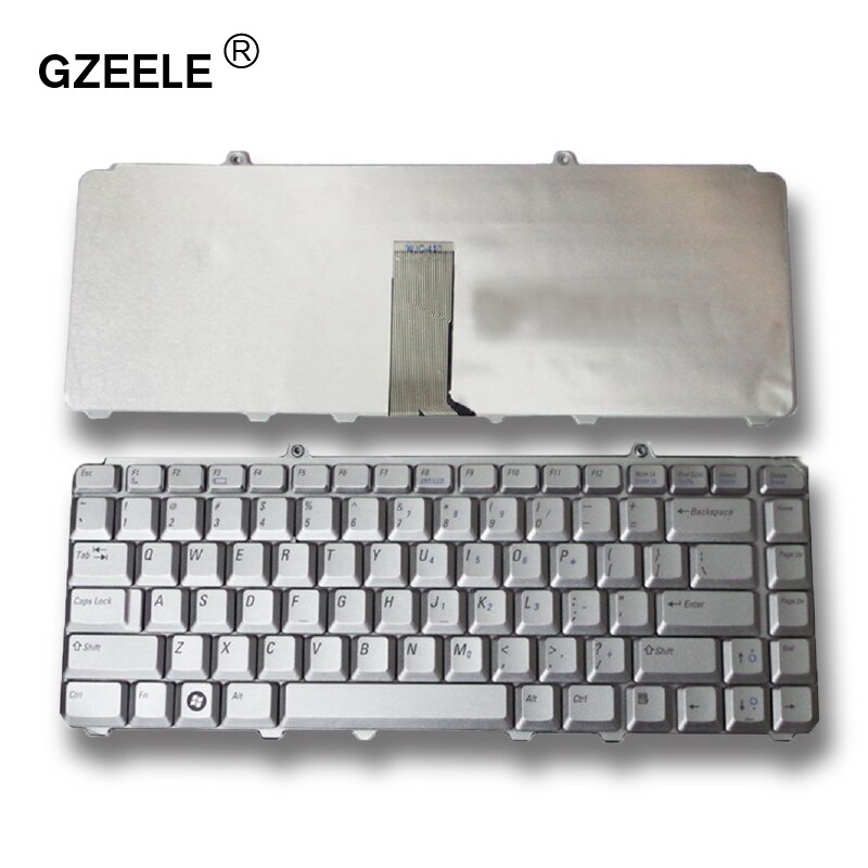 GZEELE Laptop Keyboard for DELL inspiron 1525 M1330 1420 1520 1330 V1500 PP25L M1410 MK750 PP26L 1521 1526 PP14L US silver