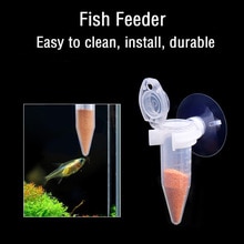 Automatic Fish Feeder Tapered Aquarium Worm Feeder Funnel Cup With Suction Cup Fish Food Dispenser