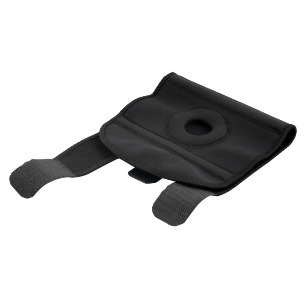 Adjustable knee protector Training Elastic Patella Support Brace Patella Knee-pad Hole Safety Guard Strap