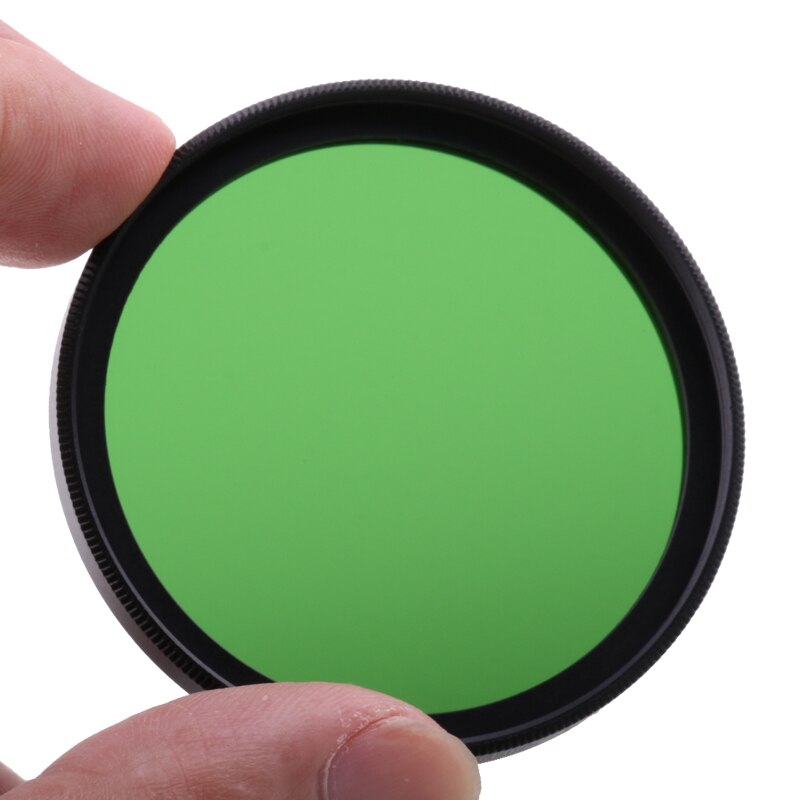 Filtro de cámara de 49mm, verde completo, filtro de lente de color para Nikon D3100 D3200 D5100 lente de cámara SLR