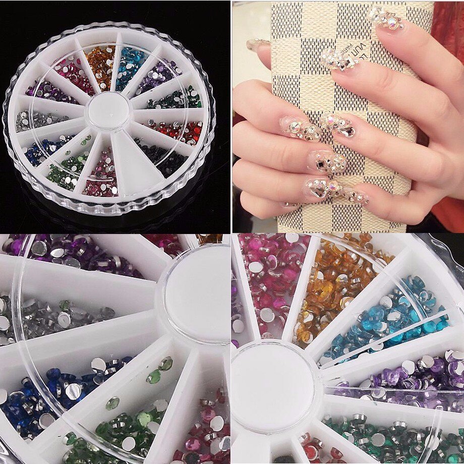 Addfavor neglekunst dekoration tip værktøj sæt prikkepen 30 stk rhinestones ruller neglelak skjold beskytter glitter negle sæt sæt
