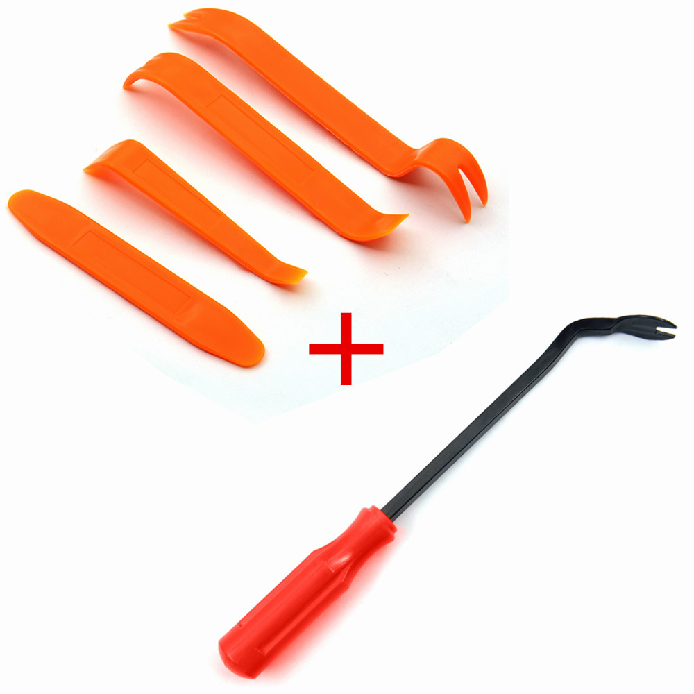 Car Headlight Repair Installation Tool Trim Clip Removal Pliers Panel Fascia Dash Upholstery Remover Hand-held Disassembly Tool: Yellow