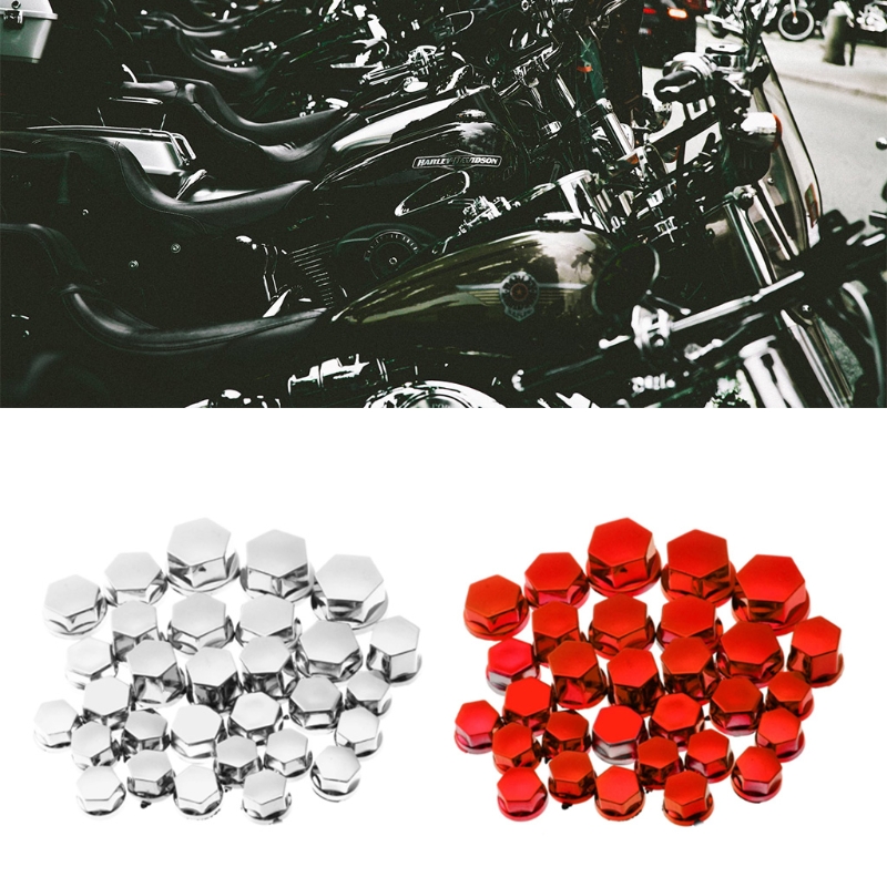Motorrad-Schrauben-Schutzkappen, 30 Stück, Außendekoration, Schutzabdeckung