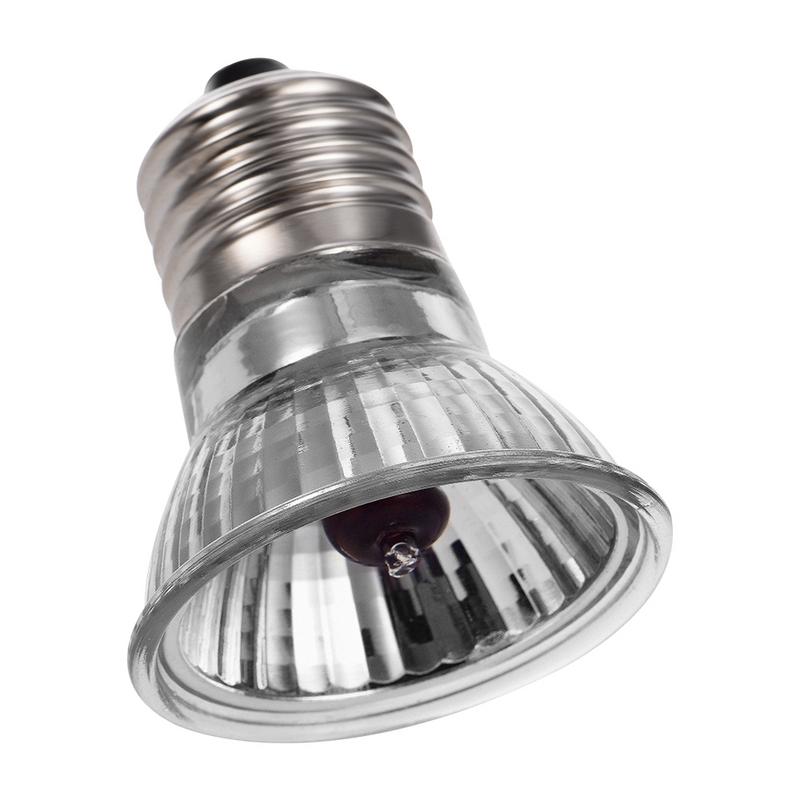 Uva+uvb 3.0 krybdyr lampe pære skildpadde basking varme lampe uv lys pærer padder firben temperatur controller 25/50/75w e27