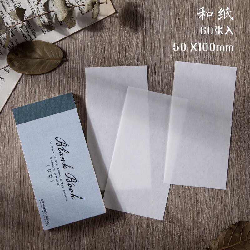 XINAHER 60 teile/satz Leere buch sechs verschiedene Material Papier Müll Tagebuch Planer Scrapbooking Jahrgang Dekorative DIY Handwerk Papier: F