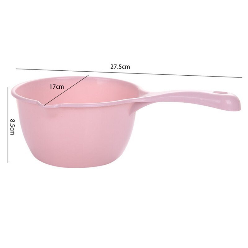 1Pc Long Handle Water Scoop Plastic Cooking Bathing Water Spoon Baby Children Bath Scoop Ladle Washing Hair Tool