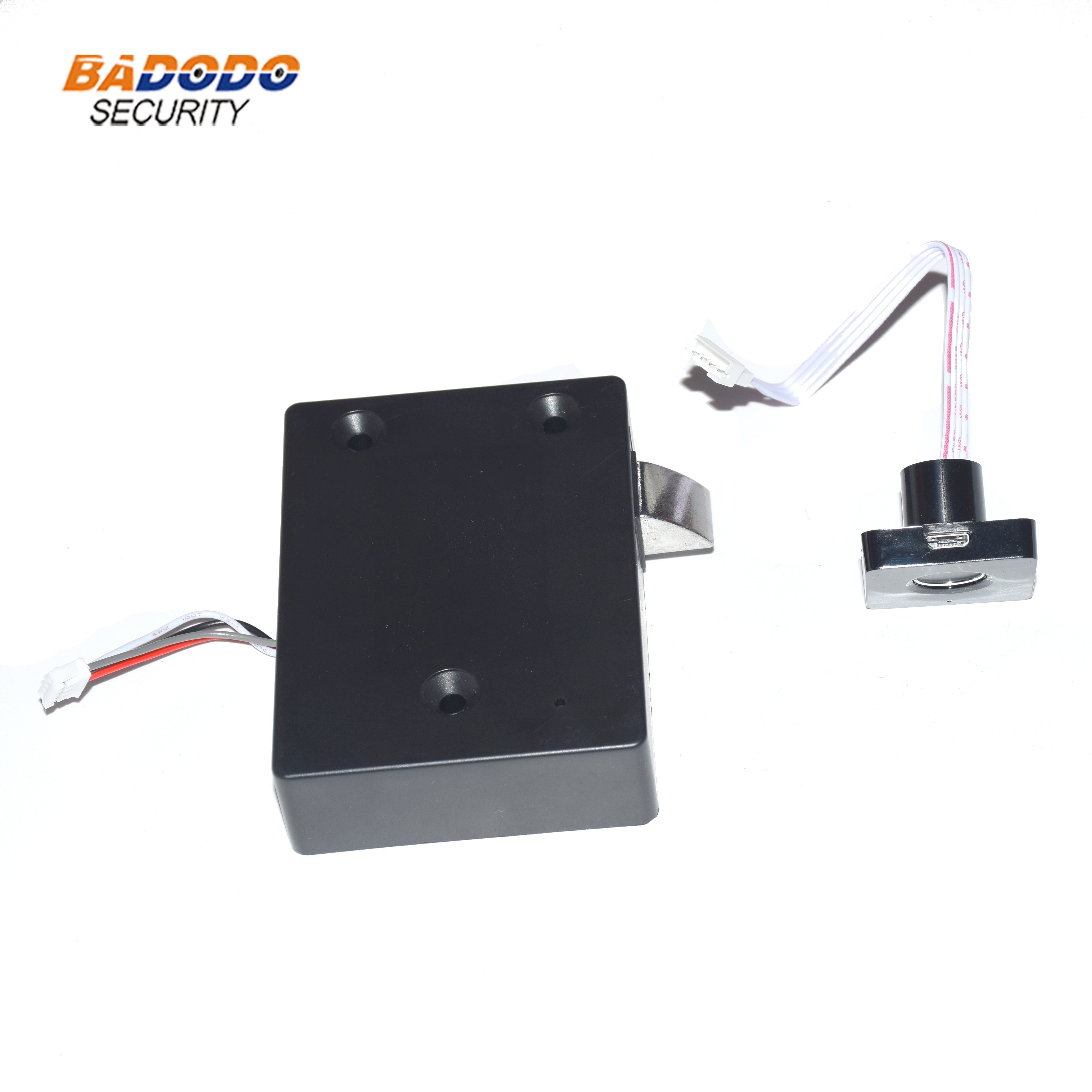 Plast fingeravtrykk skap skuff skap skap dør dock biometrisk elektrisk lås med ladbart batteri