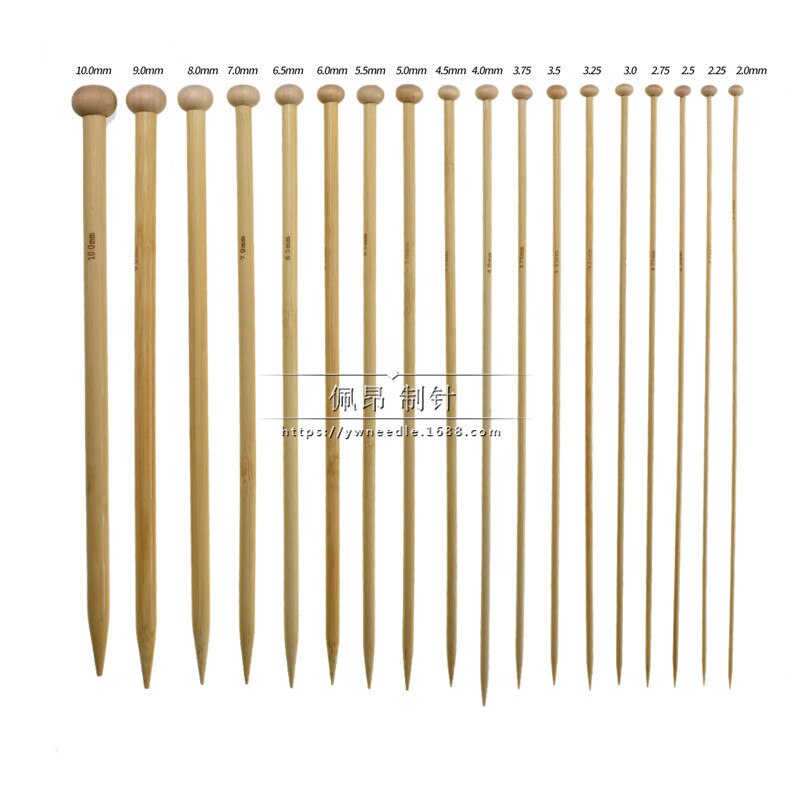74 in 1 bambus nål plast hæklet sæt forskellig størrelse søm søm strikning diy syværktøj