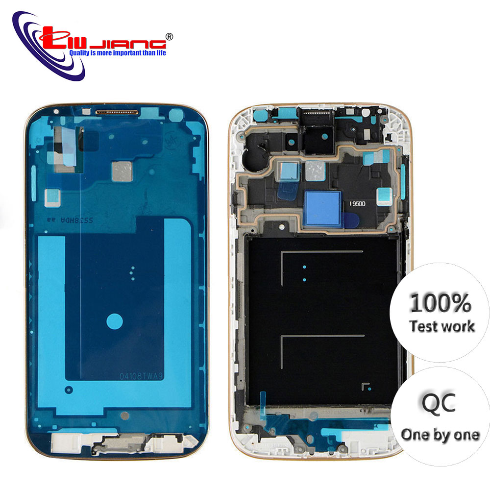 Lcd Front Behuizing Frame Voor Samsung S4 I9500 I9505 I337 Bezel Plate Midden Frame Vervanging Reparatie Onderdelen