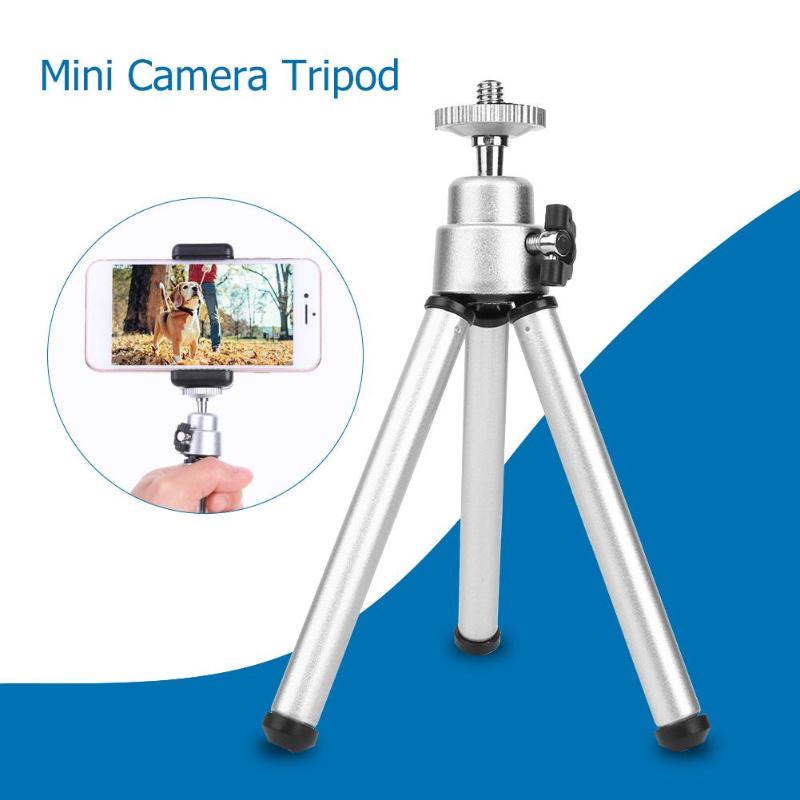 Aluminium Telescopische Mini Camera Statief Houder Monopod voor Telefoon Desktop