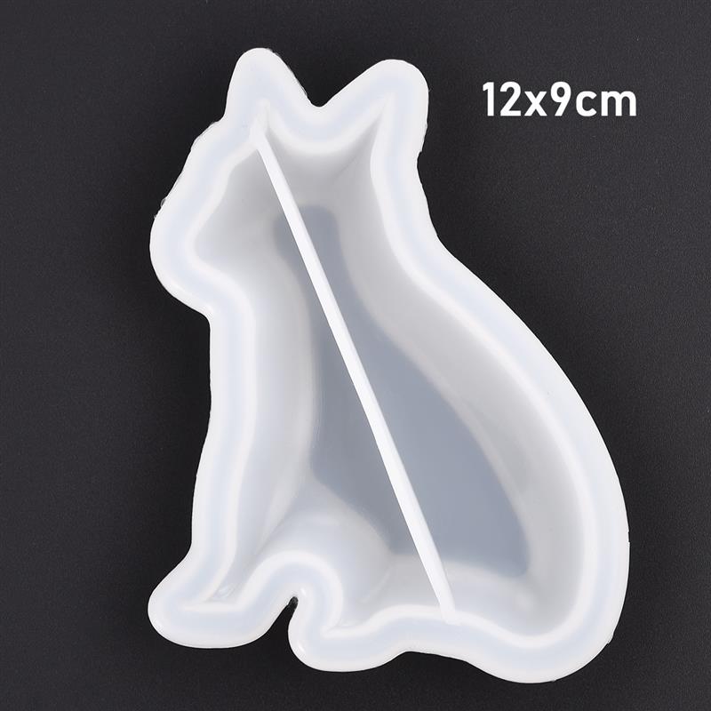 Opbergbak in de vorm van een schelphond, siliconen mal voor doe-het-zelf epoxy knutselen, sieraden maken, harsmal, sieradengereedschap, mallen: 02