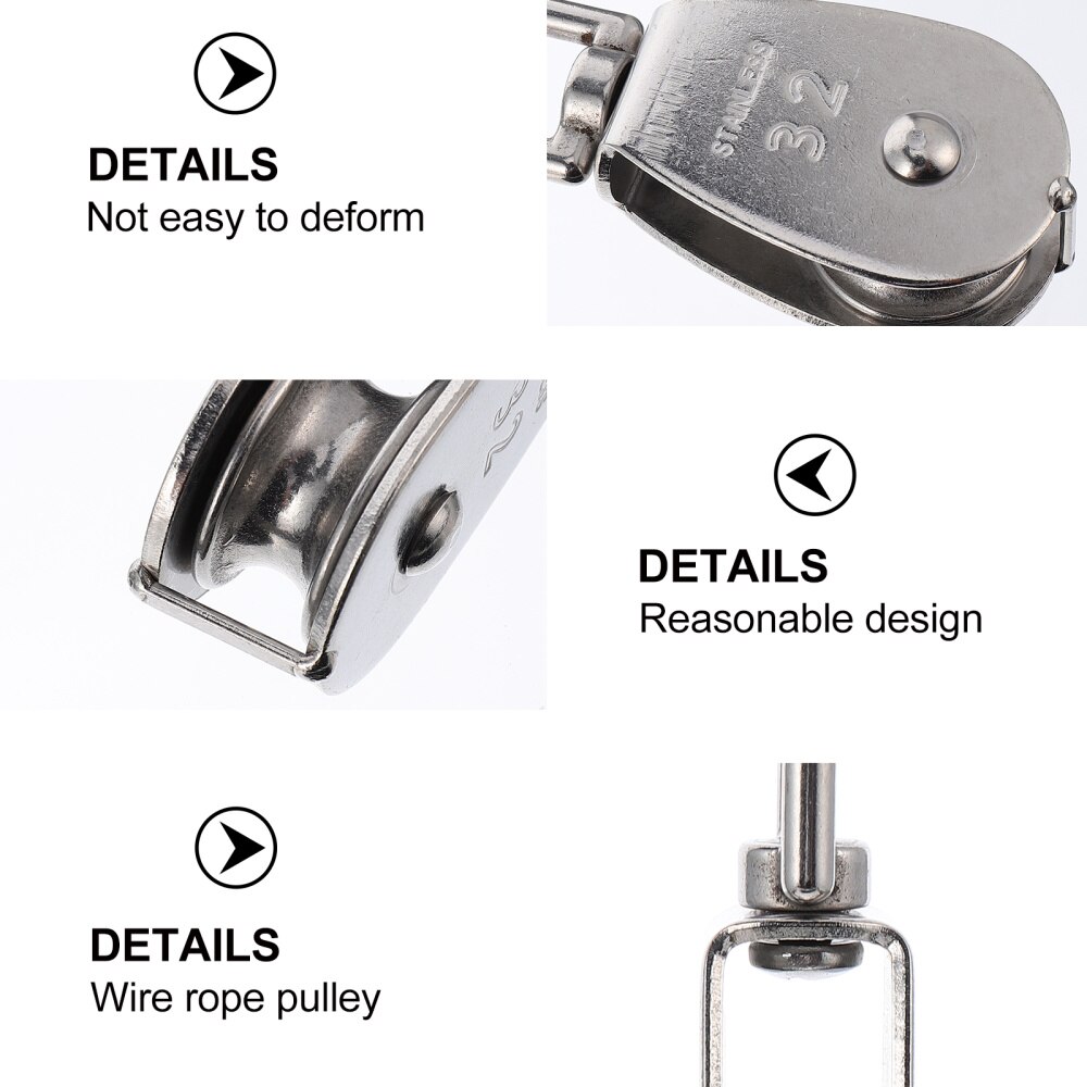 Stainless Steel Pulley Bearing Pulley Stainless Crane Pulley