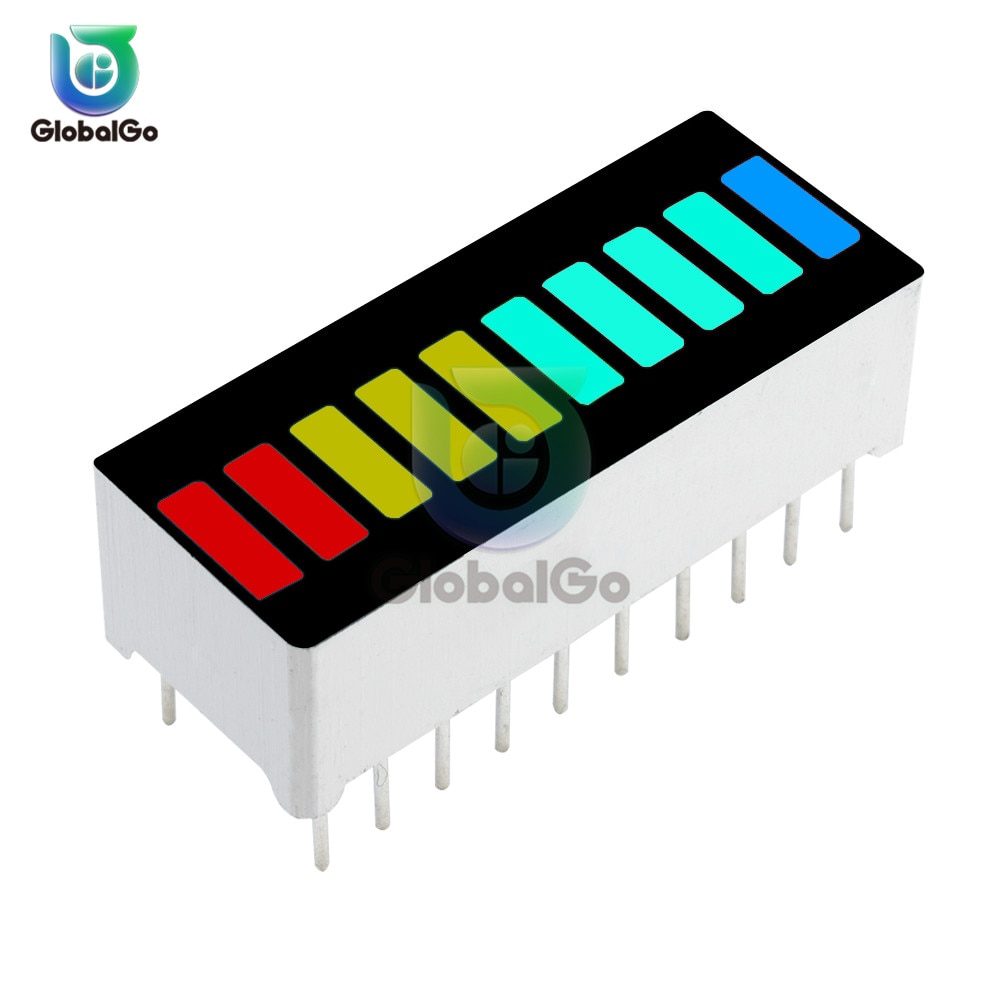 Multi-color LED Bargraph Licht Lamp 10 Segmenten 4 Kleuren LED Display Module Ultra Heldere Geïntegreerde Schakelingen