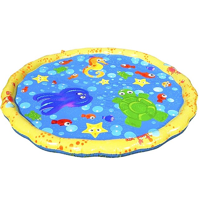 100/170 cm cuscino per tappetino d'acqua Spray gonfiabile estate bambini gioca tappetino per acqua prato giochi Pad spruzzatore giocattoli accessori per piscina all'aperto: 100cm new