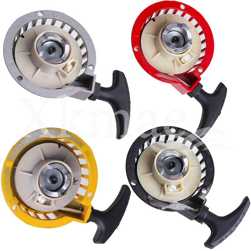 Aluminum Pull Start Recoil Starter For 2 Stroke 47cc 49cc Pocket Bike Mini Moto Dirt Kids ATV Quad