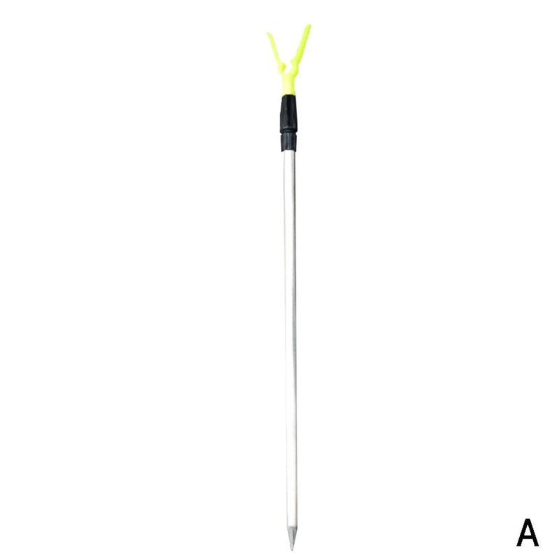 Support de canne à pêche en métal, porte-canne télescopique Ultra-court en forme de Y Simple à insérer: A