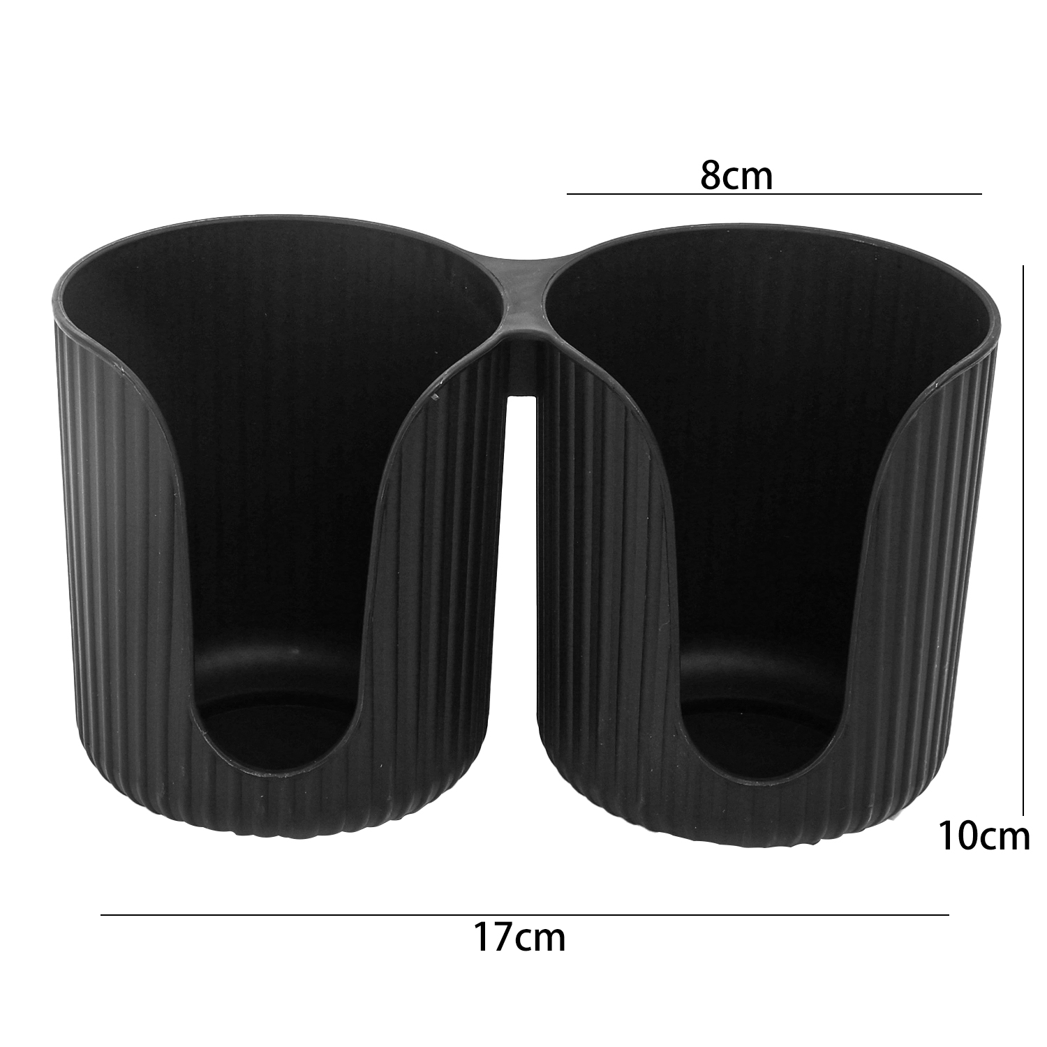 Distributeur de gobelets en plastique T1, porte-gobelet double pratique, stockage de gobelets en papier de poulet, présentoir de gobelets, fournitures pour la maison, évaluation: Brun