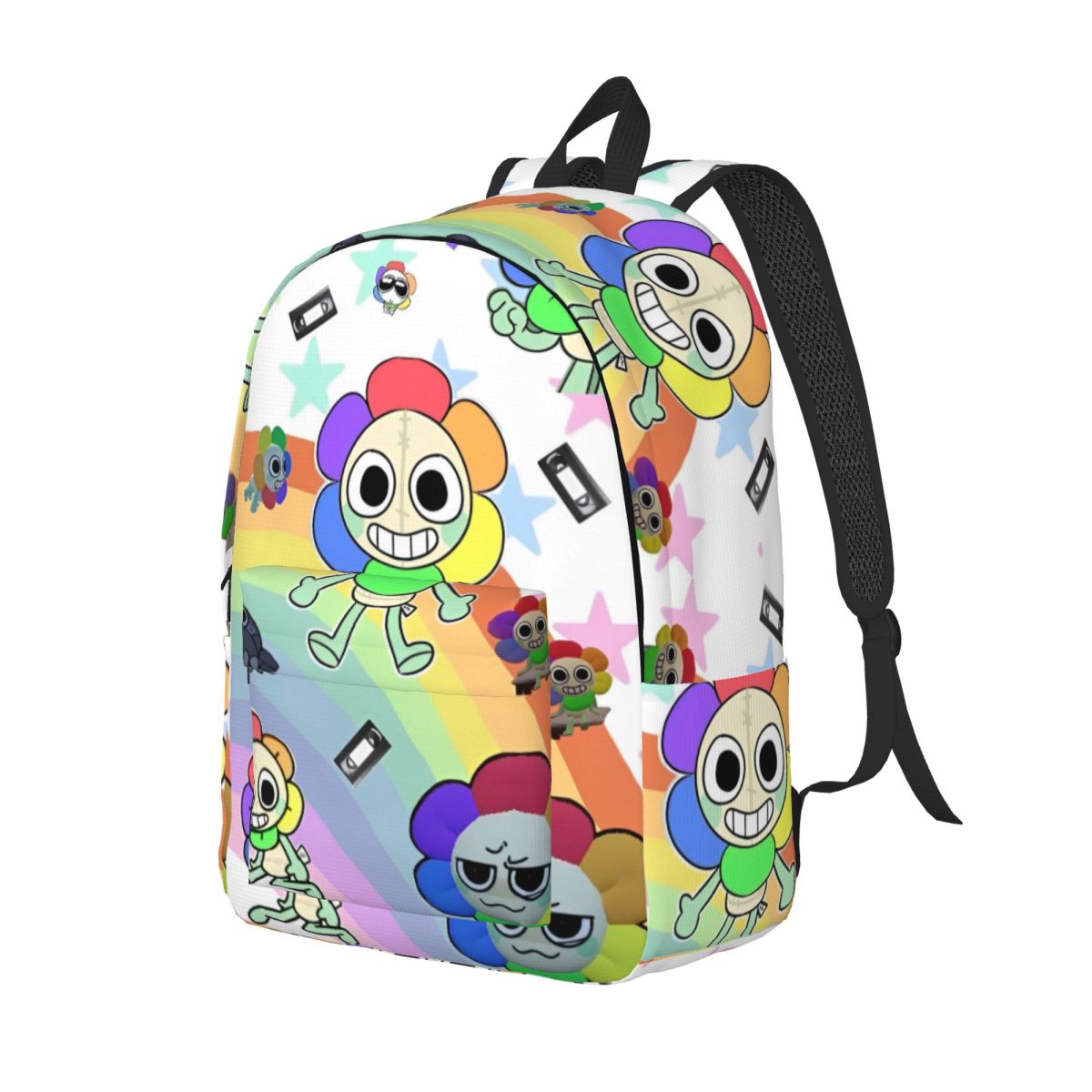 Dandys World Backpack for Men Women Teenage Student Hiking Travel Daypack Cartoon Game Laptop Computer Shoulder Bag Durable: 12 inches / PURPLE
