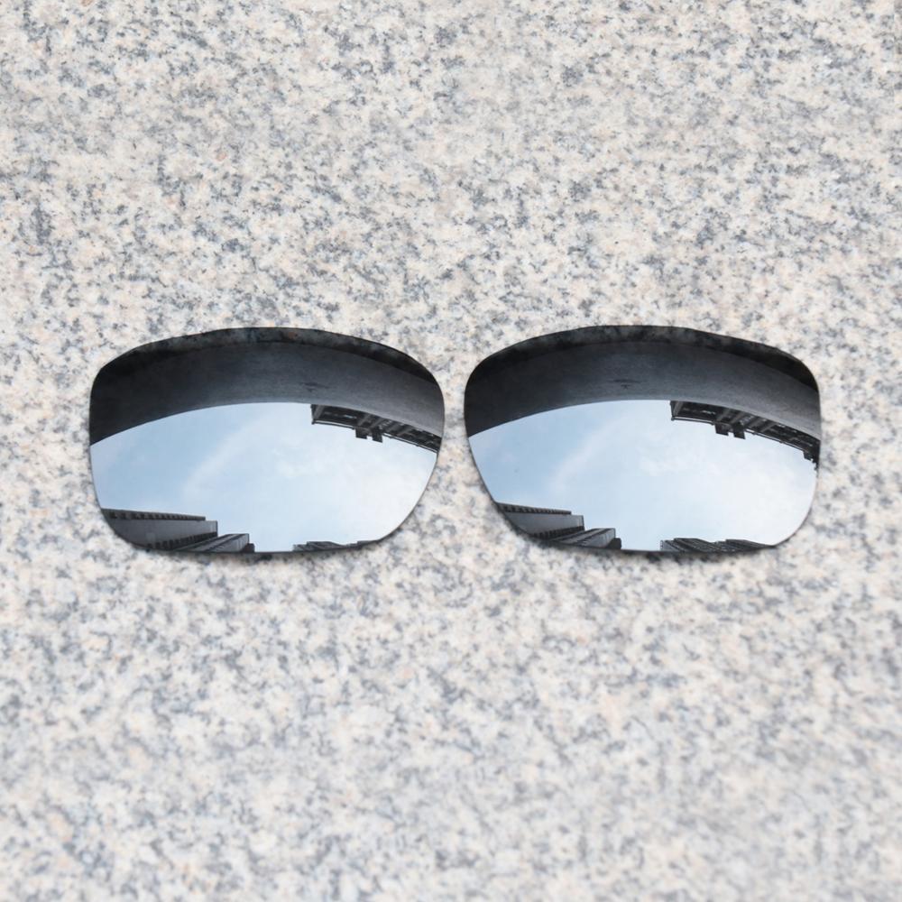 Eos polariserede forbedrede udskiftningslinser til oakley twoface solbriller - sort krom polariseret spejl