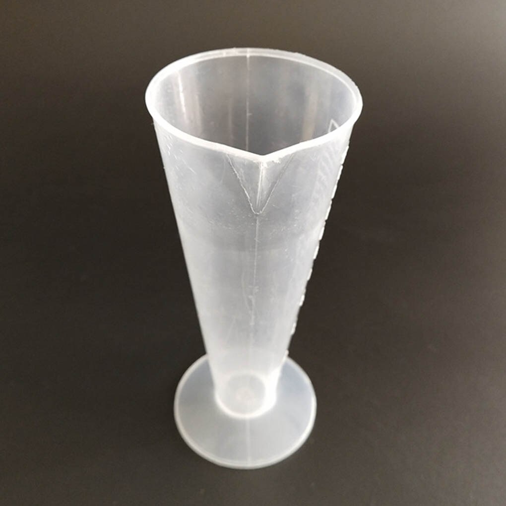 Plastic Kegel Maatbeker Met Schaal Afgestudeerd Cilinders School Laboratorium Keuken Meten Accessoires