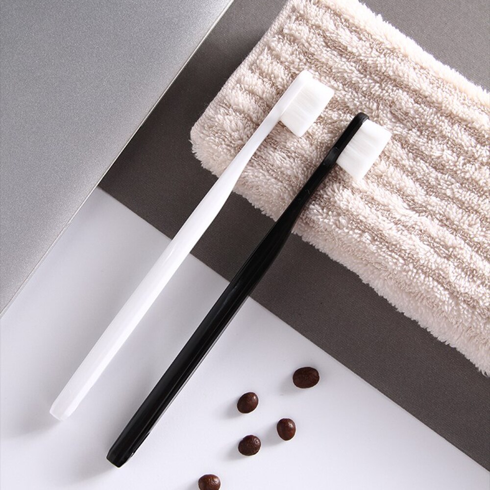 Ultra-fine Soft Toothbrush Toothbrush Black/white Ultra Soft Toothbrushes Dental Nano-antibacterial Tooth Brush