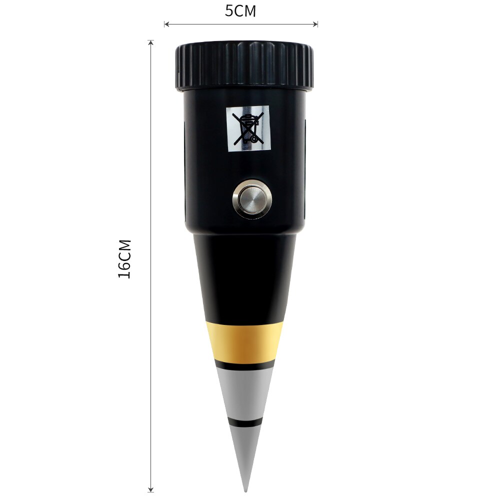PH &amp; Moisture Meter Soil Acidity Meter Soil Temperature Humidity Sensor Electric Conductivity Soil Moisture tester 3~8 ph