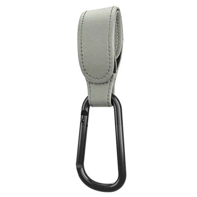 1/2 stücke Hochwertige Häkeln Kinderwagen Zubehör PU Leder Baby Tasche Kinderwagen Haken Kinderwagen Warenkorb Organizer 360 Grad Drehbare haken