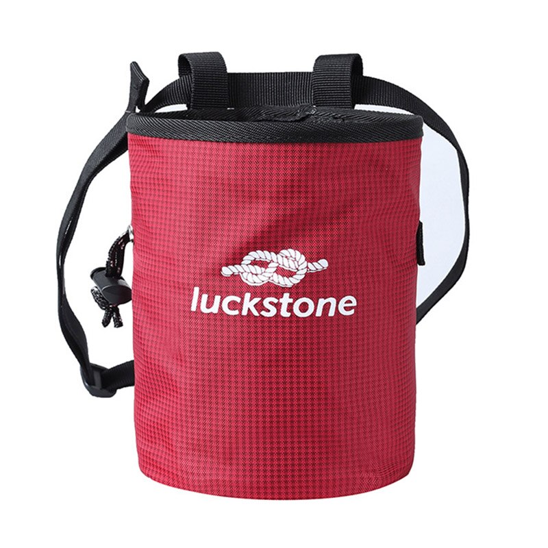 Magnesium Pulver Taschen Fitness Gymnastik Nicht-slip Outdoor Klettern Sport Wasserdichte Lagerung Taille Gehängt Tasche Zubehör: Red