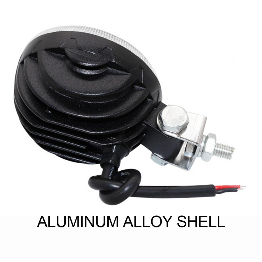 2Pcs DC12V 12W Bright Waterproof Truck Reversing Lamp LED Work Light Spotlight