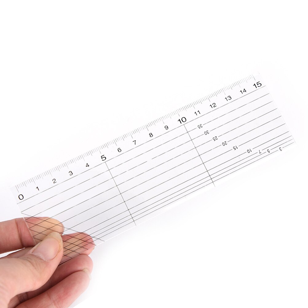 5*15/30cm Grid Cutting Edge Tailor Craft Handmade Ruler Transparent Quilting Sewing work Foot Aligned Ruler Measuring Tool