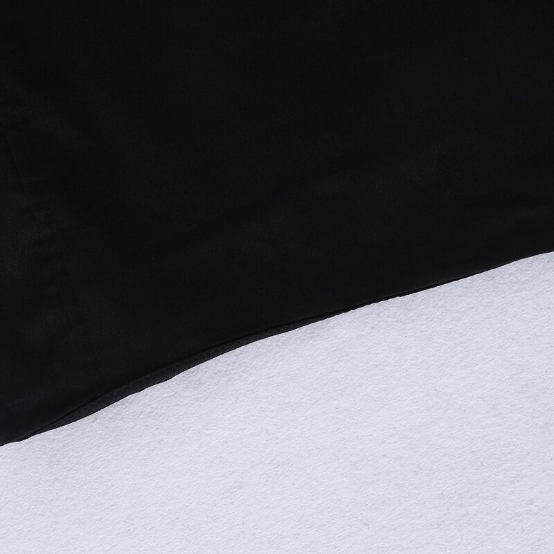 Stile coreano Nero Cornici E Articoli Da Esposizione Hip Gonne Fessura Irregolare Del Bordo Della Matita Micro Mini Pannello Esterno Q1FE