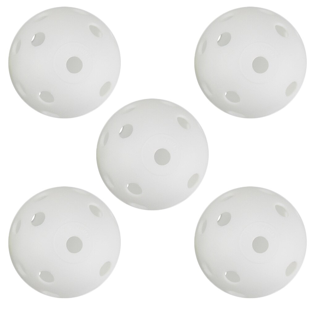 20 Pcs Air Flow Hollow Golf Balls Plastic Training Balls for Indoor Outdoor Golf Practice (White)