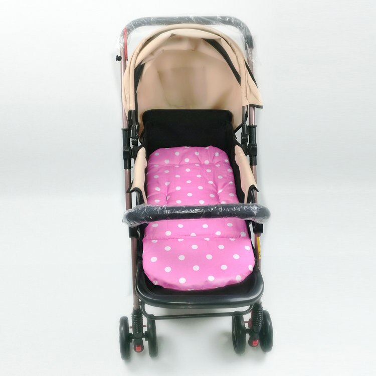 1pc tjockare barnvagn bomullstuss barnvagn paraply universal polka dot kudde barn