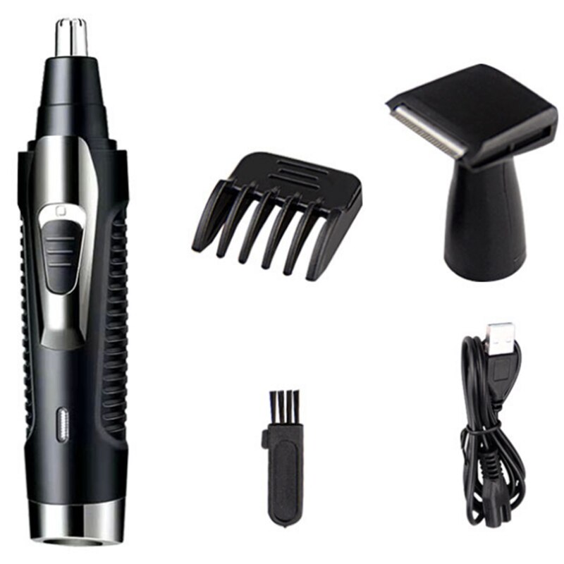 Multifunctional Rechargeable Nose Ear Hair Removal Trimmer Eyebrow Trimmer Clipper Beard Shaver Haircut Groomer Shaving