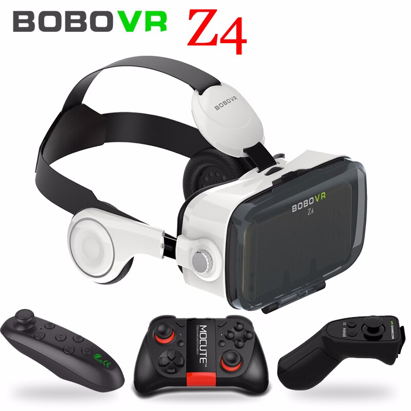 Bobo VR Bobovr Z4 Virtual Reality Headset 3D Gerceklik Google Kartonnen Bril 3D Bril Smartphone Helm Headset Lens