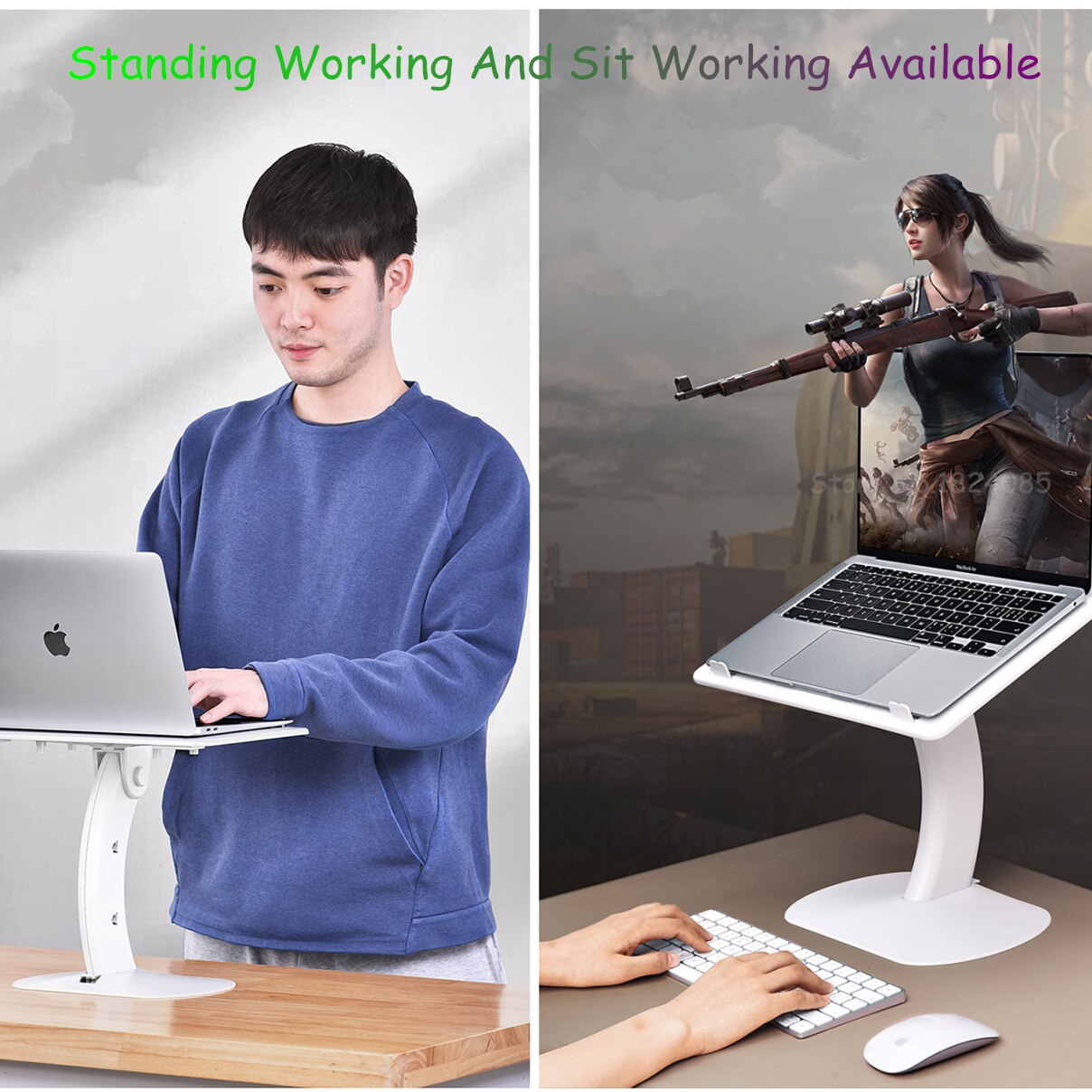 Multifunction Laptop Stand Angle Adjustable Reading Book Bracket Desktop Notebook Riser Holder Lapdesk laptop stand for bed