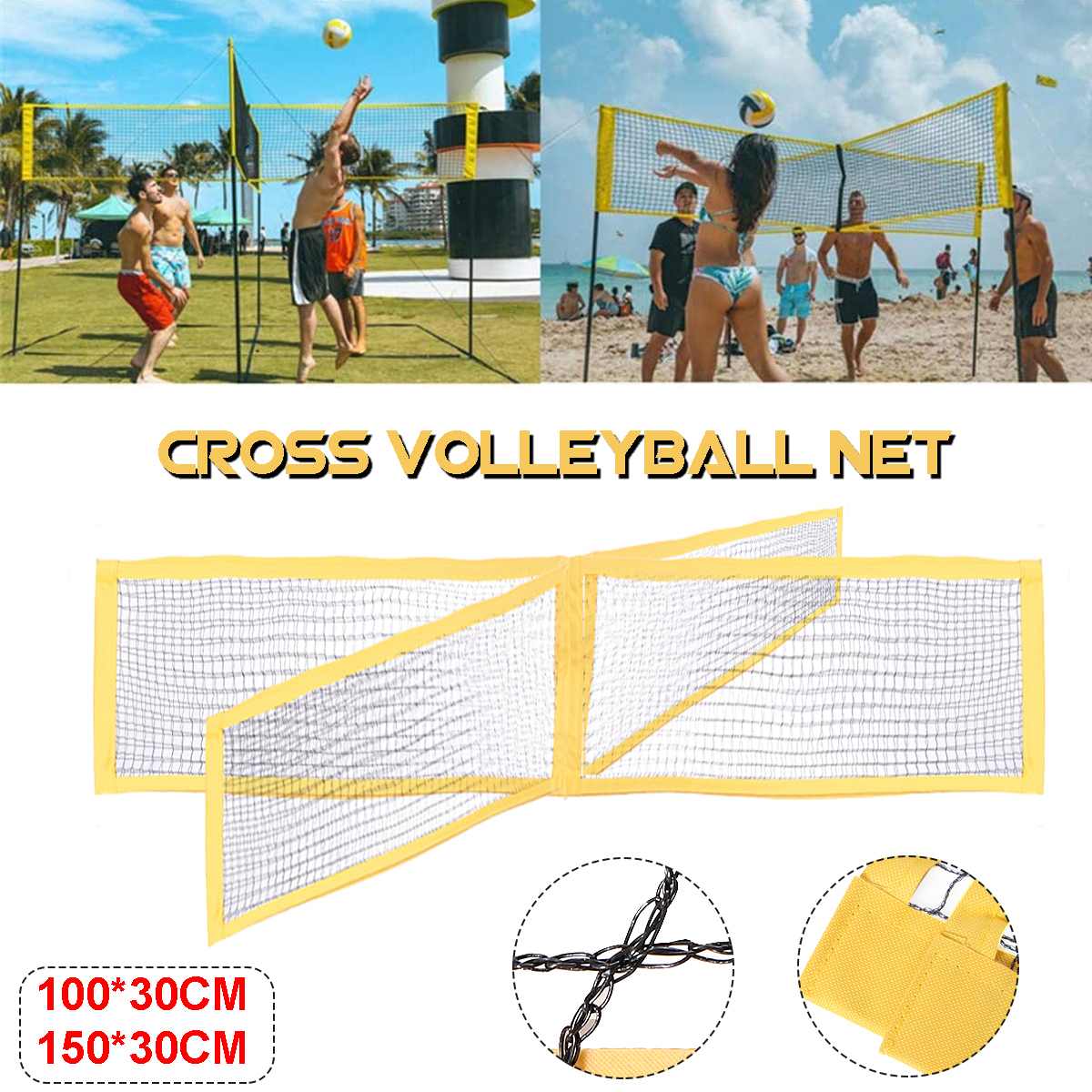 Draagbare Volleybal Netto Draagbare Professionele Outdoor Zand Gras Draagbare Volleybal Netto