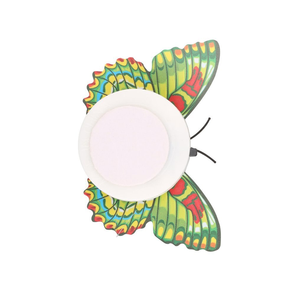 Colorful Changing Butterfly Led Night Light Lamp Home Room Wedding Party Desk Wall Decor With Suction Cup Children