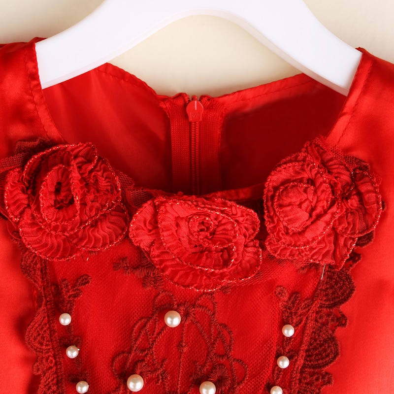 Winter Girl Dress Children Red Hoodie Princess Dresses Kids Christmas Party Costume for Girl With Cap Dresses for Girls