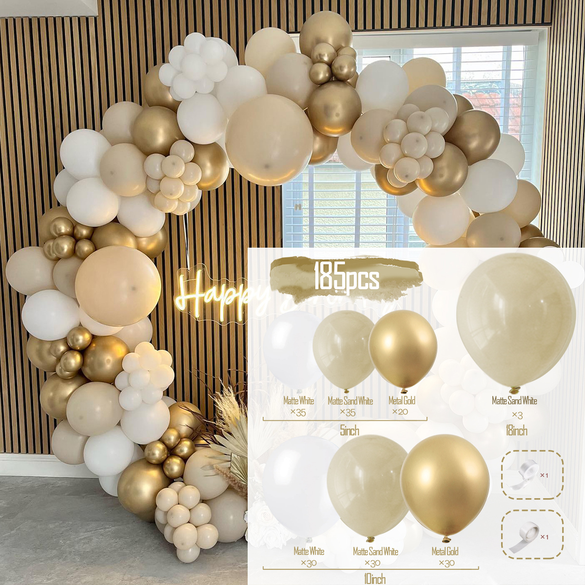 Kit de arco de guirnalda de Globos marrón café albaricoque, decoraciones para de cumpleaños y boda, suministros de Baby Shower para niños, Globos de látex: Verde menta
